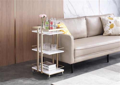 Best hot selling side table online shopping - modern style trolley bar cart end tables near sofa chairs room corner - customized making unique & personalized small space living room furniture