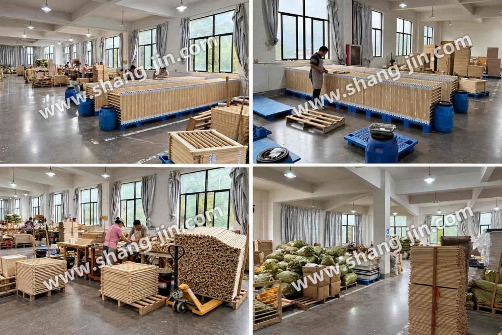 Foldable baby playpen assembly process in direct factory manufacturer